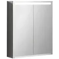 Produktbild: Spiegelschrank Geberit Option mit LED-Beleuchtung, 2 Türen, 600 x 700 x 150 mm - 500582001