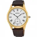 Produktbild: Seiko Herrenuhr SRK050P1 Armbanduhr Saphirglas Leder Kleine Sekunde