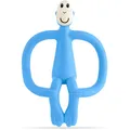 Produktbild: Matchstick Monkey Teething Toy and Gel Applicator Beißring mit 2 in 1 Bürste Light Blue 1 St.