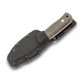 Produktbild: Joker TS2 CV142-K Survivalmesser „Erizo“ – 9,5 cm Klinge, grüner Canvas-Micarta-Griff, Kydex-Scheide – Bushcraft-, Jagd-, Angel- und Outdoor-Messer