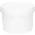 Produktbild: Garronda Eimer mit Deckel 0,5 L für die Lagerung von Lebensmittel- und Chemischen Produkten 1 Stück Weiß GD-0071