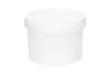 Produktbild: Garronda Putzeimer Eimer mit Deckel Weiß GD-0071, (1-tlg), für Lebensmittel und Chemikalien
