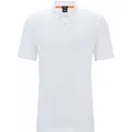Produktbild: BOSS Orange Passenger Herren Stretch-Cotton Slim-Fit Polohemd mit Logo-Patch NOS