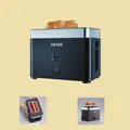 Produktbild: Graef Toaster TO 62 - schwarz/Edelstahl