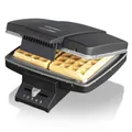 Produktbild: Brüsseler Waffeleisen Cloer-1440 für traditionelle Belgische Waffeln schwarz