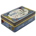 Produktbild: Nostalgic-Art Retro Vorratsdose Flach, 2,5 l, Pins & Needles Sewing Box – Geschenk-Idee für Dein Zuhause, Blech-Dose mit Deckel, Vintage Design, zur Nähen-Aufbewahrung, Nähen-Deko