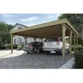Produktbild: WEKA Doppelcarport 609 mit Stahltrapezblechdach BxT: 600 cm x 614 cm
