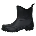 Produktbild: Bockstiegel Herren Gummistiefel Regenstiefel Kurzstiefel Peter, Farbe:Schwarz, Schuhgröße:EUR 48, Artikel:-9000 schwarz