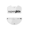Produktbild: Superglide 2 – Neue steuerbare Geschwindigkeit, strukturierte Oberfläche, Glatte Mausfüße/Gleiter, hergestellt aus ultrastarkem Glas, Glatte und langlebige Sohle für Razer Viper V3 Pro, Weiß