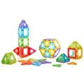 Produktbild: Polydron Lichtdurchlässiges Magnet-Set, 64-teiliges buntes Lernspielzeug für Bildung, Bauen, Lernspielzeug, 3 Jahre