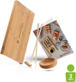 Produktbild: Reishunger Geschirr-Set Reishunger Sushi Servier Set (8-tlg), Bambus, aus Bambus