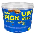 Produktbild: PiCK UP! minis Original (1 x 1.06 kg), Mini-Keksriegel mit knackiger Milchschokoladentafel zwischen zwei Keksen, ein Snack zum Teilen, 100 Portionspackungen