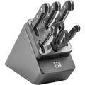 Produktbild: ZWILLING Gourmet 7-tlg, Selbstschärfender Messerblock, Anthrazit
