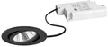 Produktbild: Brumberg BB03 LED-Einbaustrahlerset, Phasenabschnitt dimmbar, 6 W, 230 V, 630 lm, 3.000 K, strukturschwarz (39363183)