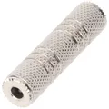 Produktbild: Goobay Kopfhörer-Adapter, AUX-Klinke 3,5 mm, Buchse zu Buchse, Metallausführung - 1x 3,5-mm-Klinkenbuchse (3-polig, stereo) > 1x 3,5-mm-Klinkenbuchse (3-polig, stereo)