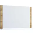 Produktbild: Ebuy24 - Vcb10 Maxi Spiegelschrank Bad , Badespiegel Mit 1 Regal Honig-eiche Dekor/weiß.