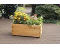 Produktbild: Pflanzkasten „Lucca“ mit Pflanzfolie aus Holz 39 x 69 x 29,5 cm honigfarben
