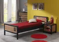 Produktbild: Set Bett 90x200 Lattenrost Nachttisch Konsole Kindermöbel Kinderbett Einzelbett