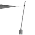 Produktbild: Mast für Sonnensegel, silber, Edelstahl