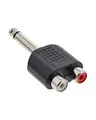 Produktbild: InLine Audio-Adapter RCA W bis Mono-Stecker M Schwarz (99339)