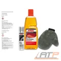 Produktbild: 1 L SONAX GLANZ SHAMPOO KONZENTRAT 400 ml REIFENPFLEGER WASCH POLIERHANDSCHUH