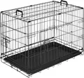 Produktbild: tectake® Hundekäfig-Gitterbox Luna klappbar, mit 2 Tragegriffen abgerundete Ecken