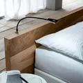 Produktbild: LED Bettleuchte Luminoso 12V Schwarz ohne Netzteil Flexleuchte Leseleuchte Schwanenhalsleuchte