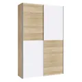 Produktbild: Mehrzweckschrank - Sonoma Eiche - weiß - 120 cm breit