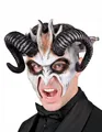 Produktbild: Widmann S.r.l. Monster-Kostüm Dämonen Maske mit Hörnern weiß