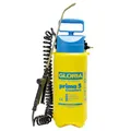 Produktbild: GLORIA Drucksprüher prima 5 Comfort | 5 L Gartenspritze mit Spiralschlauch & Kompressoranschluss | Komfort Drucksprühgerät für Pflanzenschutz, Gartenpflege, Düngung & Unkrautbekämpfung