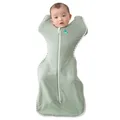 Produktbild: Love To Dream Swaddle Up, Neugeborene 2,2–3,8 kg, Olivgrün, Eng anliegende Passform unterstützt den Schlaf, 0,2 Tog (24–27 °C), maschinenwaschbar, Von Hebammen empfohlen, mit Doppelreißverschluss