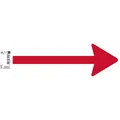 Produktbild: Exacompta Bodenmarkierung selbstklebend PVC Pfeil rot-weiß 30x10cm 67116E