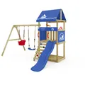 Produktbild: Wickey Spielturm DinkyHouse mit Schaukel, Rutsche, Kletterleiter und Sandkasten