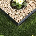 Produktbild: bellissa Rasenkante metall Beeteinfassung Mähkante 118x12,5 cm anthrazit 99735