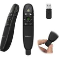 Produktbild: StarTech Drahtlose Präsentationsfernbedienung mit grünem Laserpointer - 27m - USB Presentation C (PRESREMOTEG)