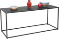 Produktbild: DanDiBo Couchtisch Schwarz Metall Eckig 110x50x40 cm Beistelltisch Wohnzimmer 96470 Tisch Sofatisch Wohnzimmertisch Modern