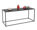 Produktbild: DanDiBo Couchtisch Schwarz Metall Eckig 110x50x40 cm Beistelltisch Wohnzimmer 96470 Tisch Sofatisch Wohnzimmertisch Modern