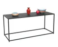 Produktbild: DanDiBo Couchtisch Schwarz Metall Eckig 110x50x40 cm Wohnzimmer Tisch, Breite 110 cm, Höhe 50 cm, Tiefe 40 cm