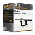 Produktbild: Für Audi A3 Sportback (5-Türer) 09.2004-06.2008 ORIS Anhängerkupplung abnehmbar