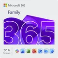Produktbild: Office M365 Family 6 User , Office-Software Deutsch, 1 Jahr, für PC und MAC