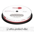 Produktbild: PRIMEON - BD-R DL 50GB/2-8x, Ultra Speed, Cakebox (10 Disc) - ultra-protect-disc...