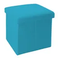 Produktbild: Sitzhocker Faltbar 38x38x38 cm Sitzwürfel Aufbewahrungsbox Stauraum Fußhocker