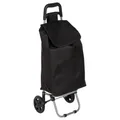 Produktbild: Einkaufstrolley Einkaufswagen Einkaufsroller Rollentasche schwarz auf Rädern