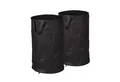 Produktbild: relaxdays Gartensack 2er Set Pop Up Laubsack 120 L schwarz