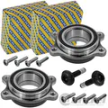 Produktbild: 2x SNR RADLAGER-SATZ VORNE passend für AUDI A4 (8K,B8) A5 A6 (4G,C7) A7 A8 Q5 8R