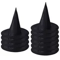 Produktbild: Feelava 10er Pack Hexenhut Schwarz Halloween Party Hüte Kostüm Zubehör Kostüm