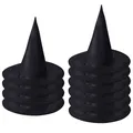 Produktbild: 10er Pack Hexenhut Schwarz Halloween Party Hüte Kostüm Zubehör Kostüm