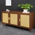 Produktbild: riess-ambiente Design Sideboard VIENNA 120cm braun Wiener Geflecht Kommode - Braun
