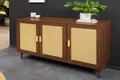 Produktbild: riess-ambiente Sideboard VIENNA 120cm braun · Retro-Kommode mit Wiener Geflecht und Stauraum (Einzelartikel, 1 St), 4 geschlossene Fächer · Wohnzimmer · Rattan · Natural Look · Design
