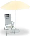 Produktbild: relaxdays Sonnenschirm rund, beige neigbar Ø 180,0 cm